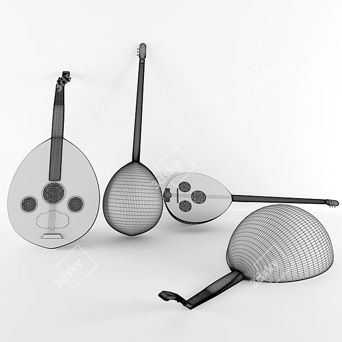 Melody Masters: Premium Musical Instruments 3D model image 2