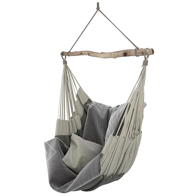 Swing-Sack Chair: Versatile for Indoors and Outdoors 3D model image 1