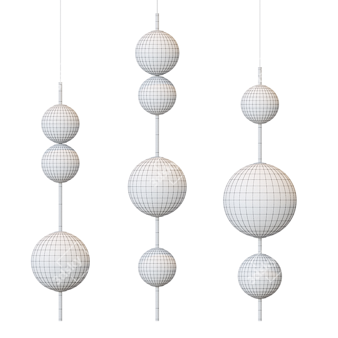 Minimalist Pendant Lamps Collection 3D model image 3