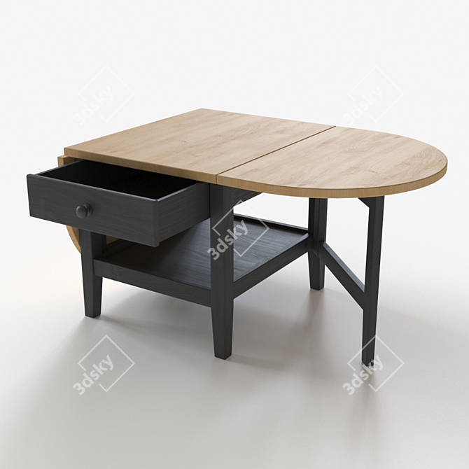 ARKELSTORP Black Coffee Table 3D model image 3