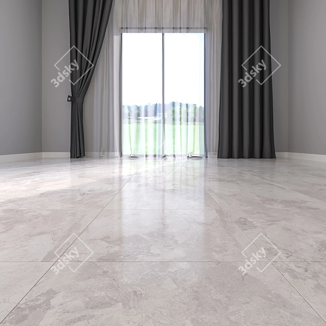 Elegant Marble Floor Collection 3D model image 2