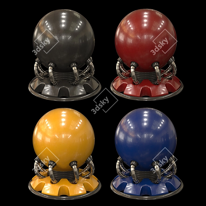 Premium Metal Paint-Finish 3D model image 3