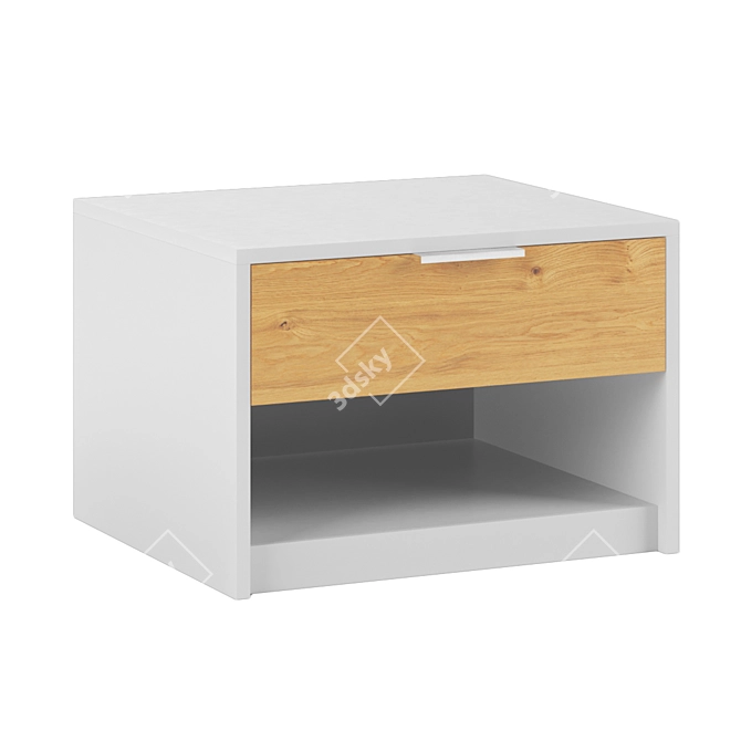 Compact Chest Storage Solution 3D model image 1