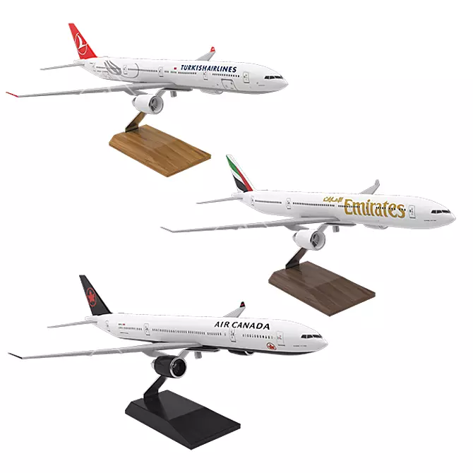 Boeing 777 Poly Desktop Model 3D model image 1