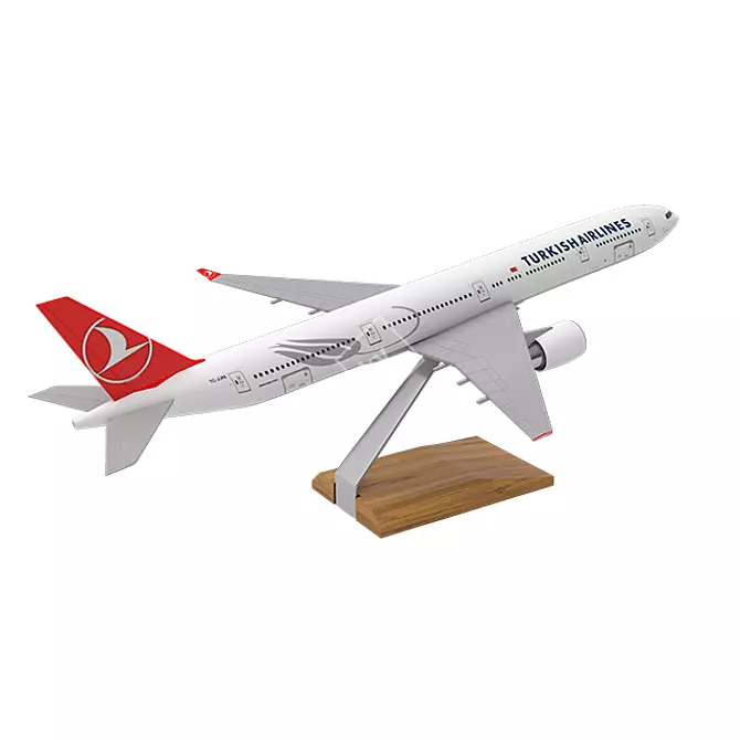 Boeing 777 Poly Desktop Model 3D model image 3