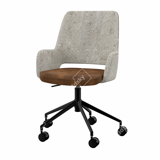 ErgoComfort Task Chair 3D model image 1