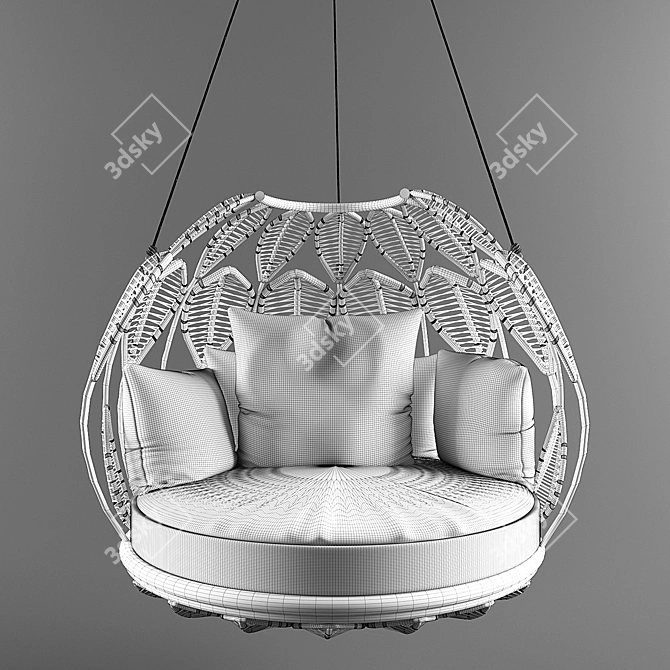 Elegant Single Swing 3D model image 3