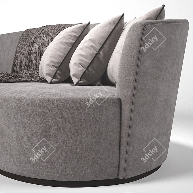 Elegant ERNEST Sofa: A Timeless Amania Addition 3D model image 2