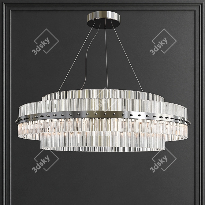 Modern Crystal Chandelier Collection 3D model image 2