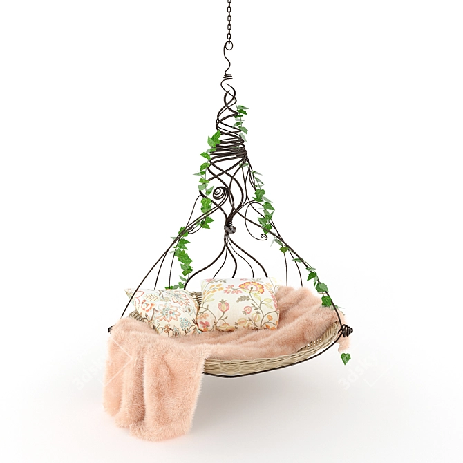 Elegant Jasmine Swing for Stylish Spaces 3D model image 1