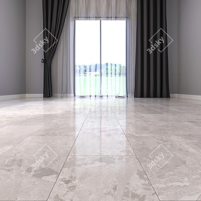 HD Marble Floor Textures 3D model image 2