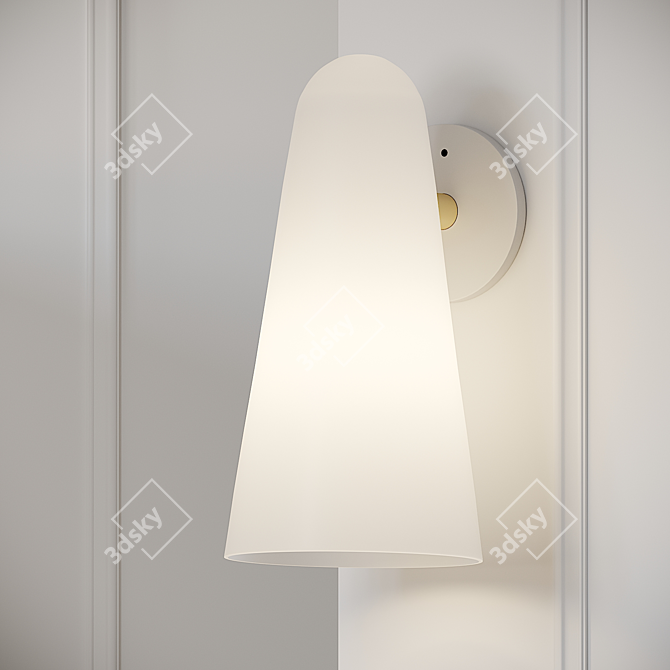 Domi Wall Sconce: Exquisite Illumination with Articolo 3D model image 2