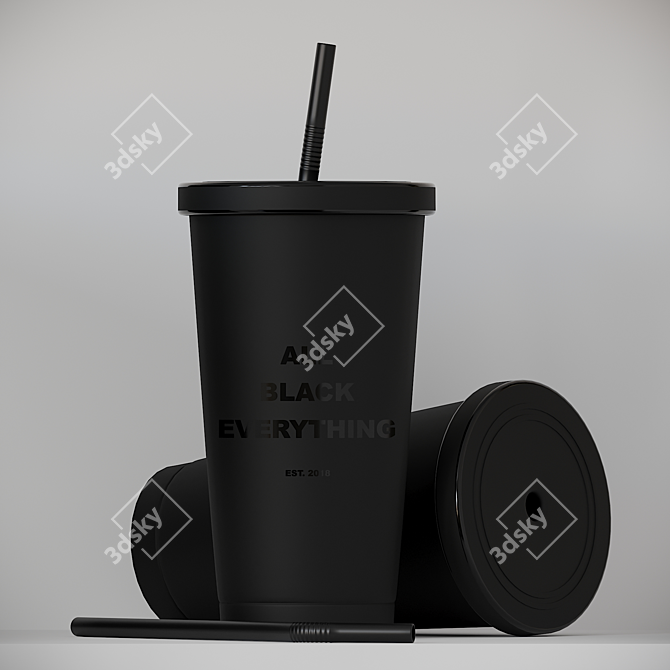 Blvck Paris Tumbler Mug 3D model image 1