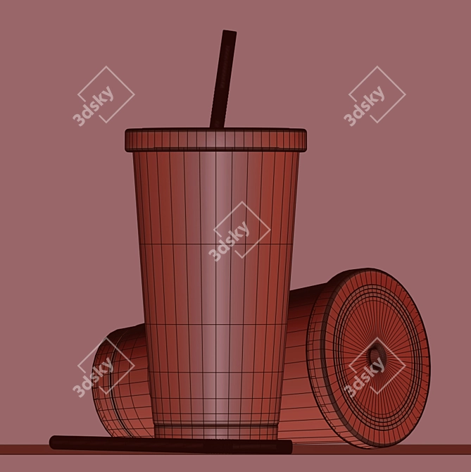 Blvck Paris Tumbler Mug 3D model image 2