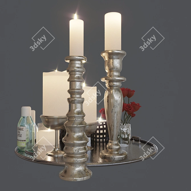 Blind Date Decorative Set: Luxurious & Optimized! 3D model image 2