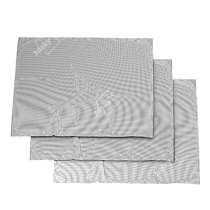 Elegant Drapery Carpet 3D model image 2