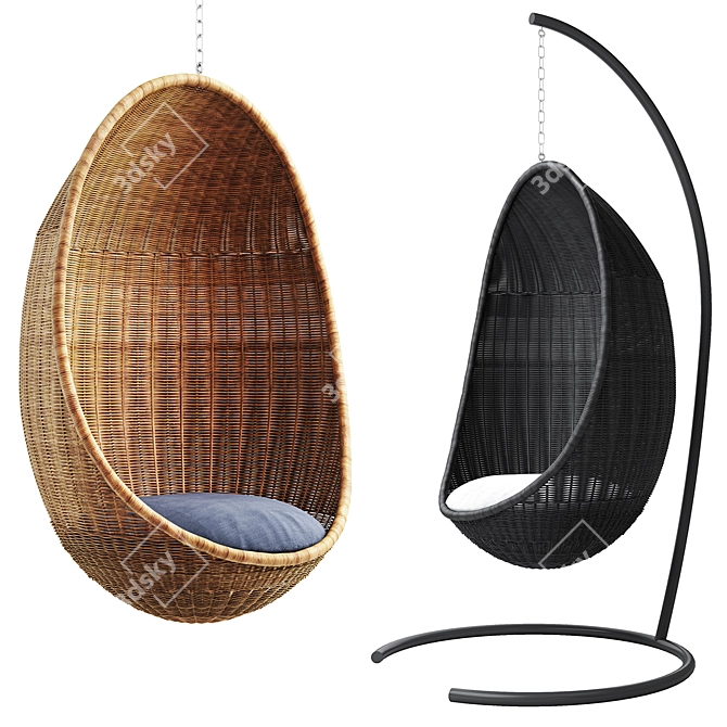 Hanging Egg Chair | Sika design
Hanging Egg Chair - Danish Design Icon
Danish Design Hanging Egg Chair 3D model image 1