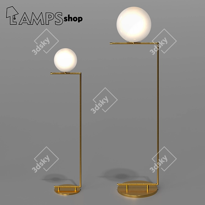 Cosmic Glow Lamp Stick 3D model image 1