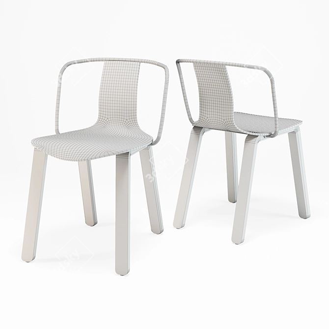 Jamaica 2910: Iconic Seating Collection 3D model image 2