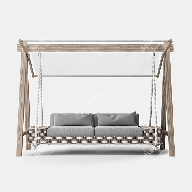 Divine Garden Swing Bench 3D model image 2