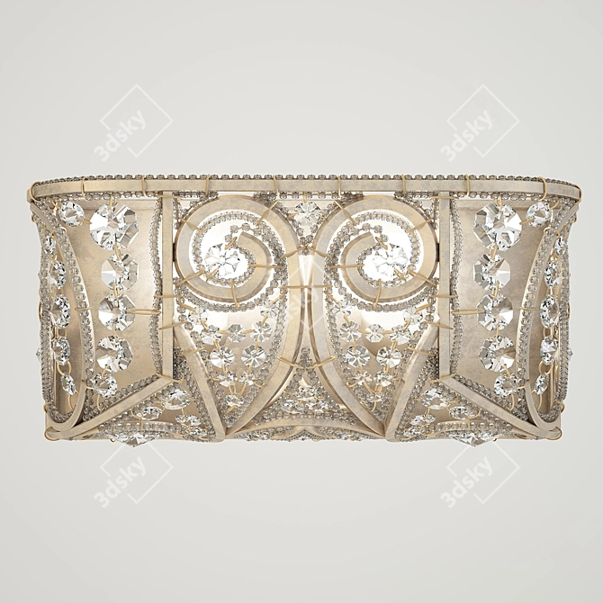 Wertmark Monica Sconce: Elegant Lighting Solution 3D model image 2