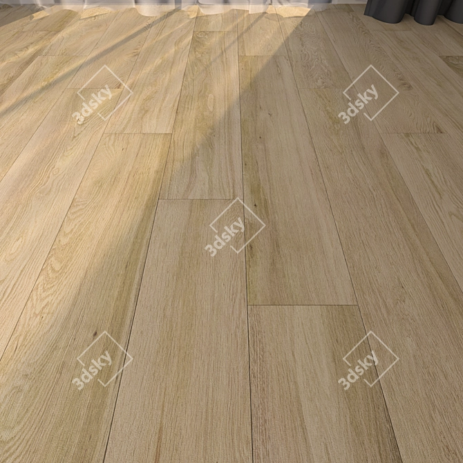 HD Parquet Floor Textures 3D model image 1