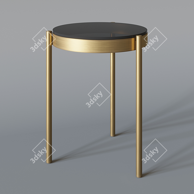 Elegant Piccadilly Side Table 3D model image 1
