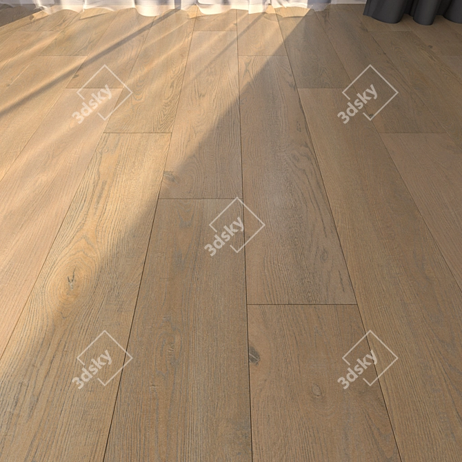 Luxury Parquet Floor Texture Bundle 3D model image 1