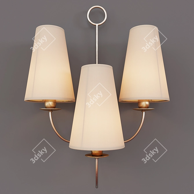 Modern Toya Sconce - Elegant Illumination Solution 3D model image 2