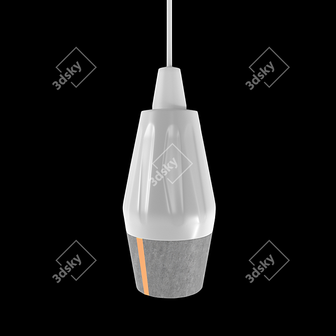 Onyx Ceiling Light: Elegant Illumination for any Space 3D model image 2