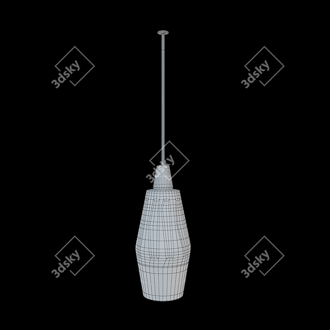 Onyx Ceiling Light: Elegant Illumination for any Space 3D model image 3