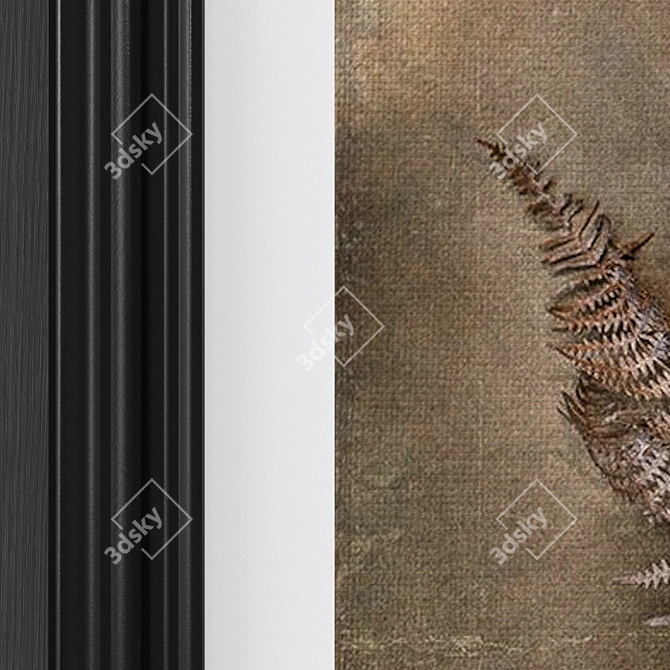 Modern Ferns Art Collection 3D model image 3