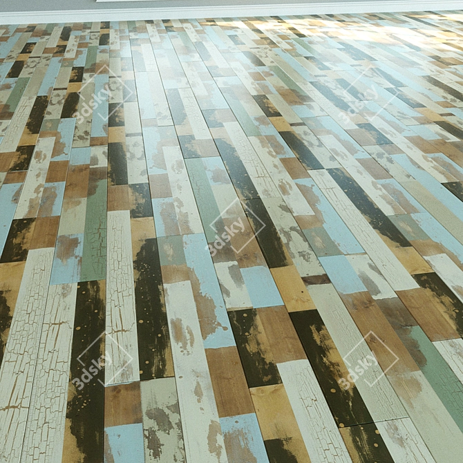 WINEO Laminate Flooring - Natural Wood Parquet 3D model image 2