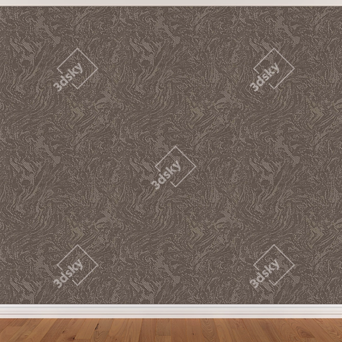 Seamless Wallpaper Set in 3 Colors 3D model image 2