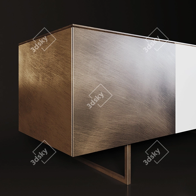 Ruben - Modern Italian Storage Unit (650mm x 1800mm x 550mm) 3D model image 2