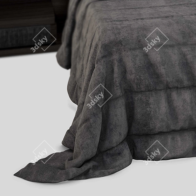 Luxury Bed Set - Vray & Corona 3D model image 2