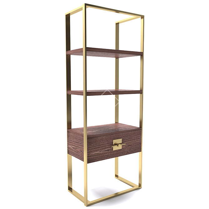 Osaka Collection: Stylish Shelf for Your Home 3D model image 1