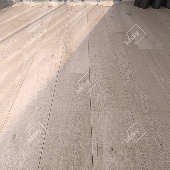 HD Parquet Floor Textures 3D model image 1