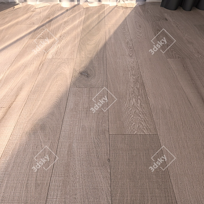 HD Parquet Floor: Stunning Textures 3D model image 3