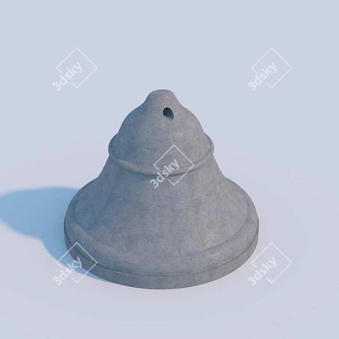 Gold Mandarin Concrete Separator 3D model image 2