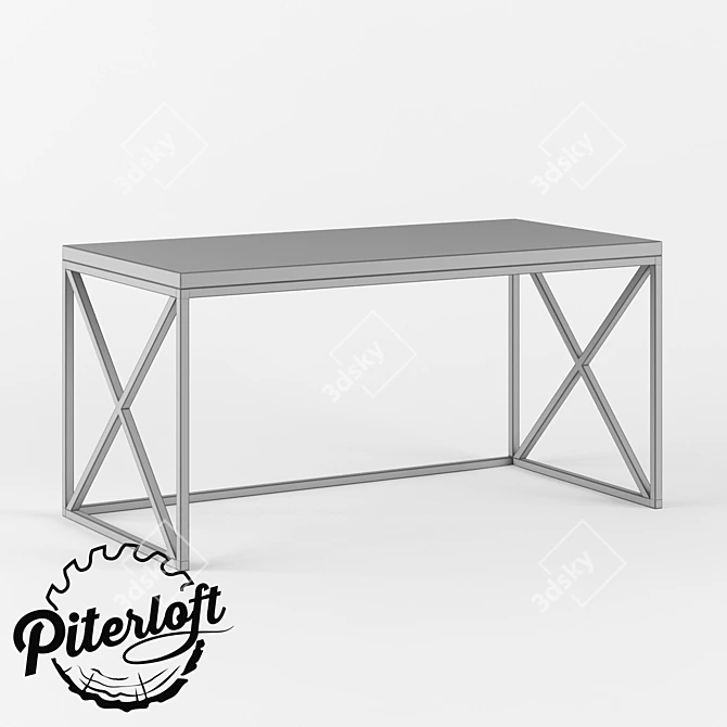 Marvel Box Table - Stylish Loft Furniture 3D model image 2