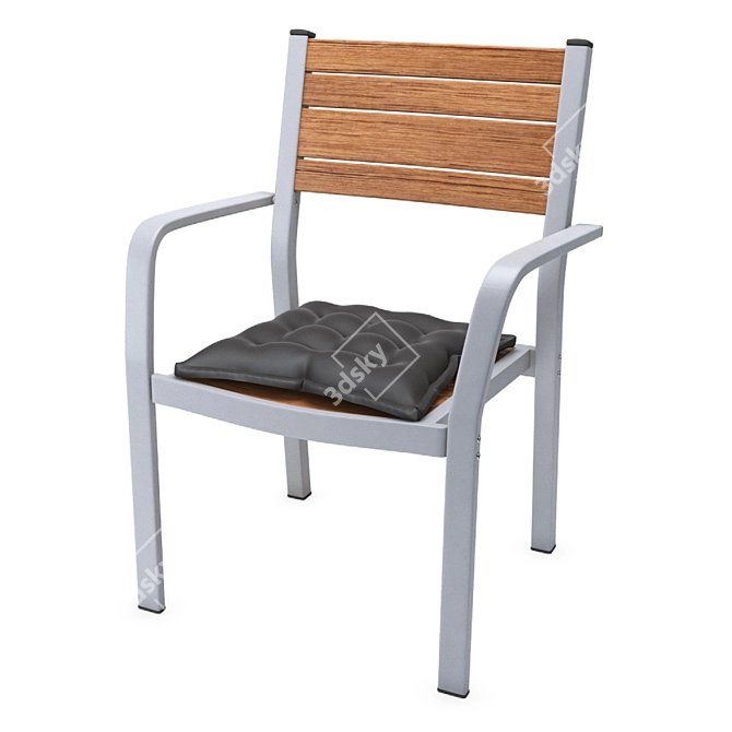 IKEA SJALLAND Chair: Stylish Comfort 3D model image 1