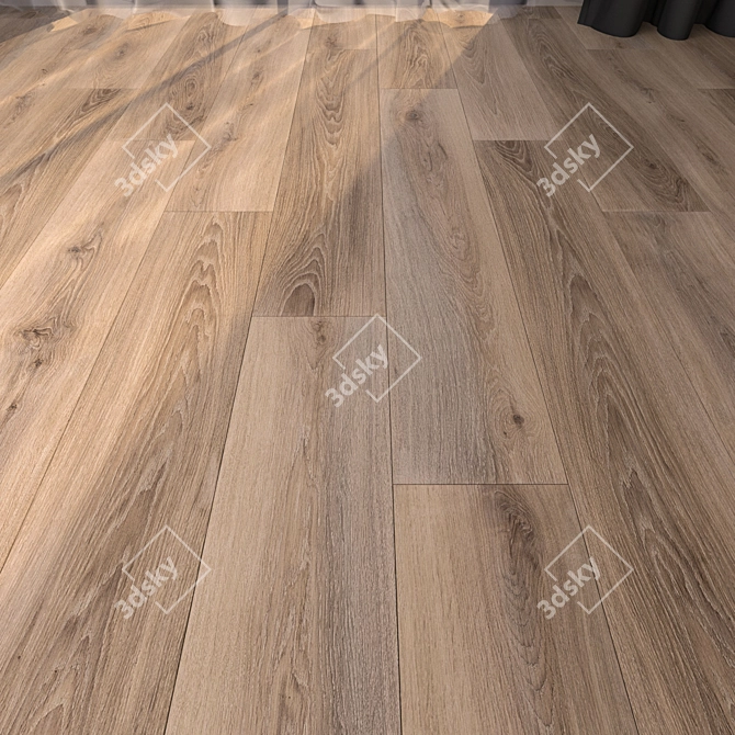 HD Parquet Floor Collection 3D model image 3