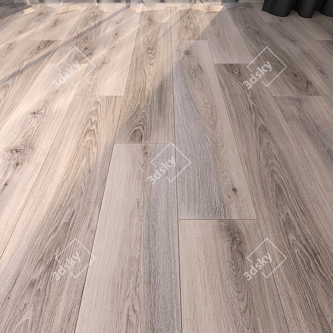 HD Parquet Floor Textures 3D model image 1