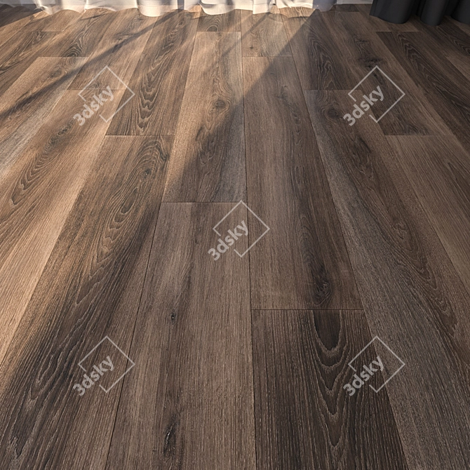 Premium Parquet Flooring Collection 3D model image 1