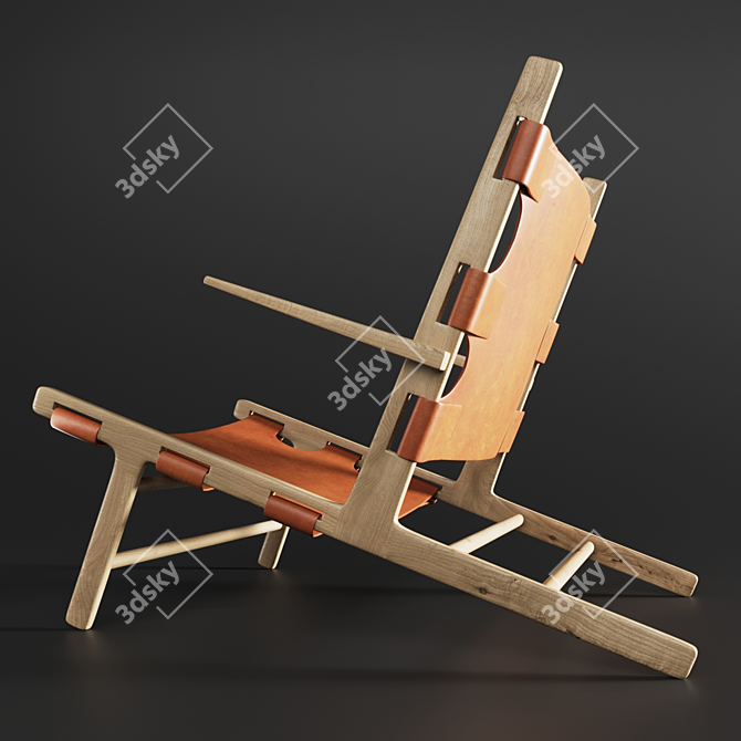 Cozy Comfort: Easy Chair 3D model image 2