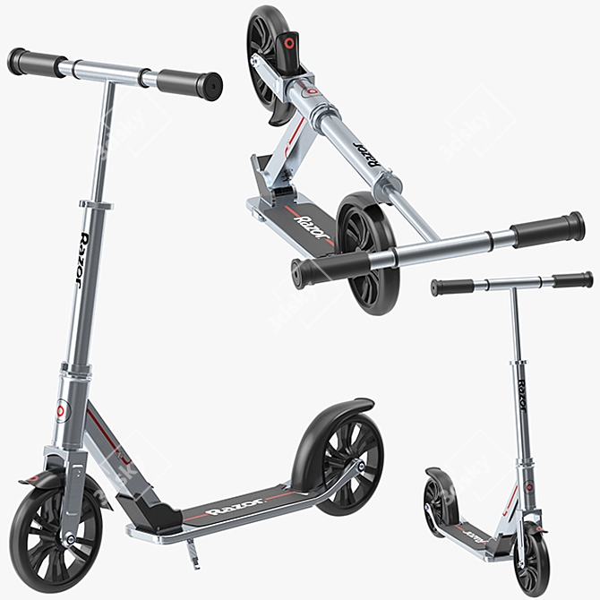 Ultimate Razor A6 Scooter: Superior Model with High-quality Textures 3D model image 1