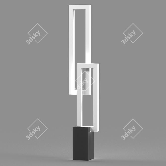 Mantra MURAL Table Lamp: Modern, Sleek Design 3D model image 1