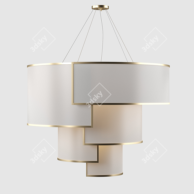 Italian Designer IL Paralume Marina Pendant Lamp 3D model image 2