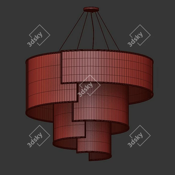 Italian Designer IL Paralume Marina Pendant Lamp 3D model image 3